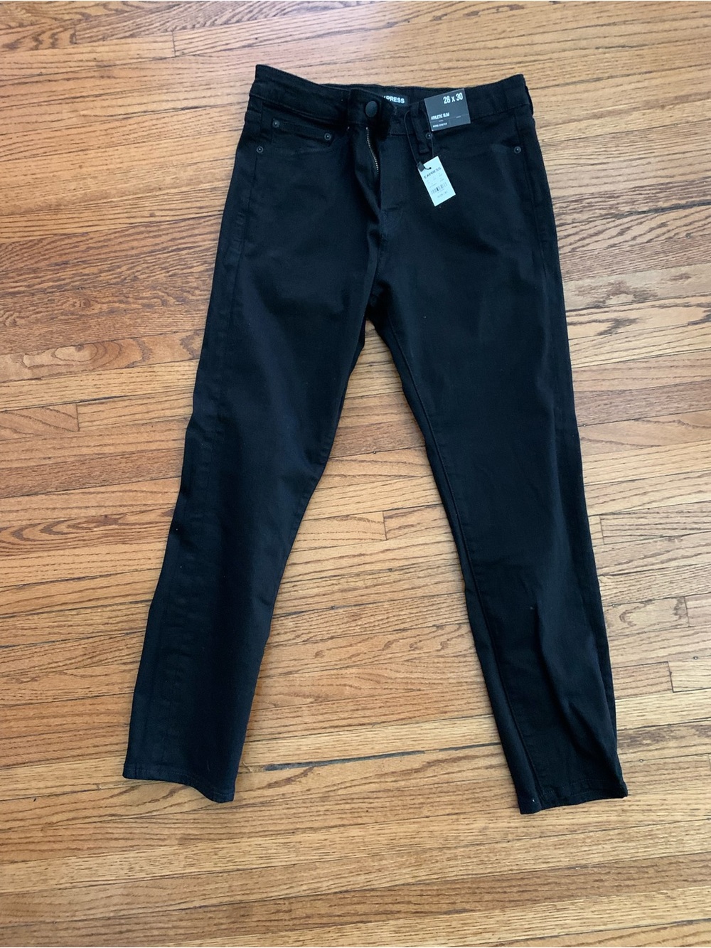 NEW Men’s Express Black Athletic Slim Fit Jeans